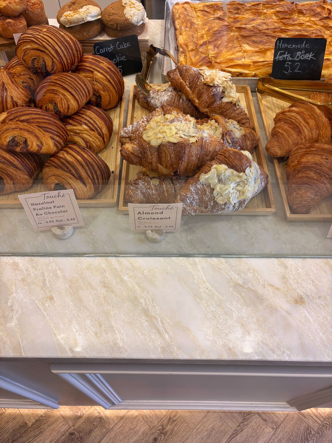 The pastry counter